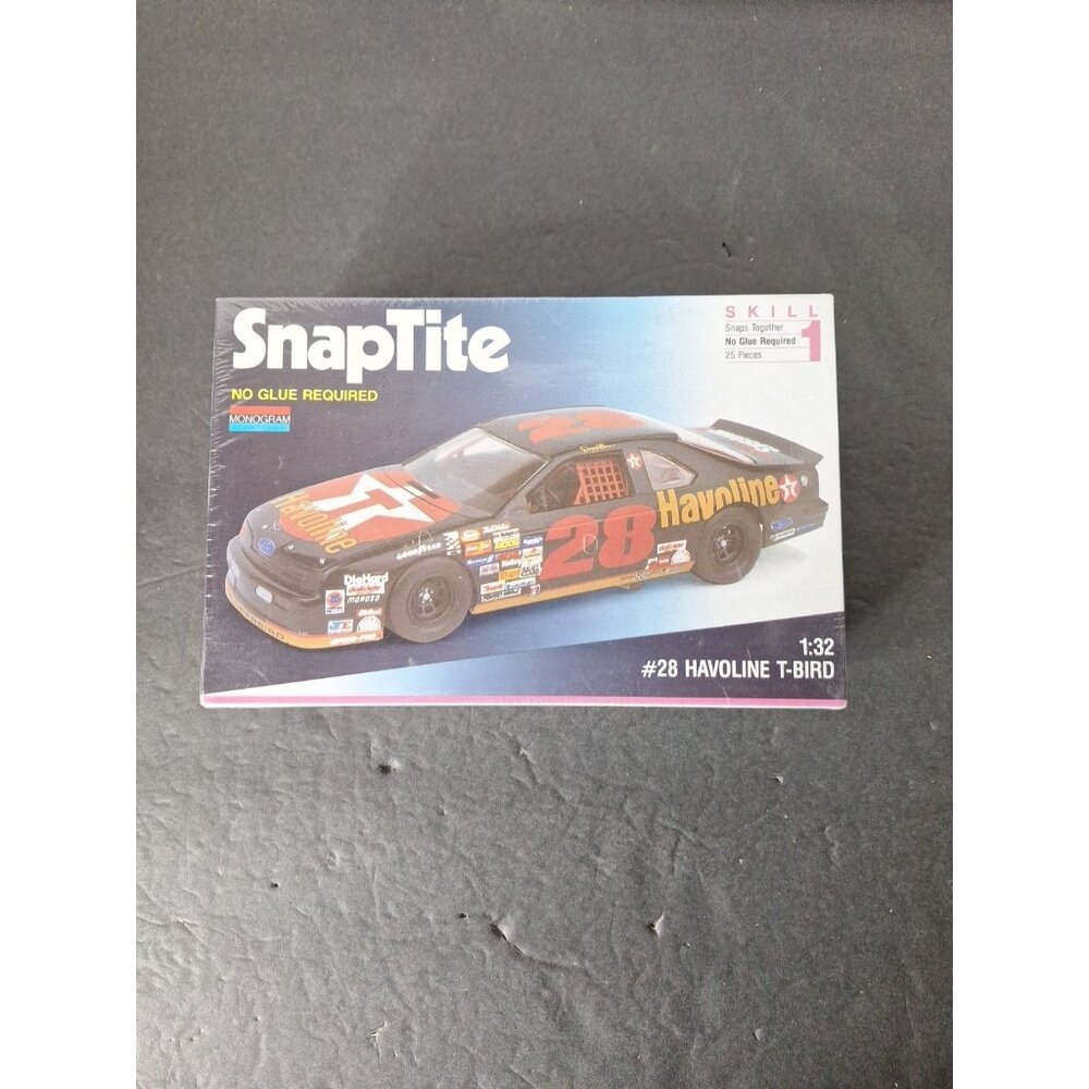 Monogram Snaptite #28 Havoline T-Bird 1:32 Model Kit #1086 Davie Allison